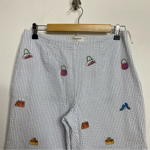 Signatures by Richard Malcolm Seer Sucker Culottes - Picture 2 of 9